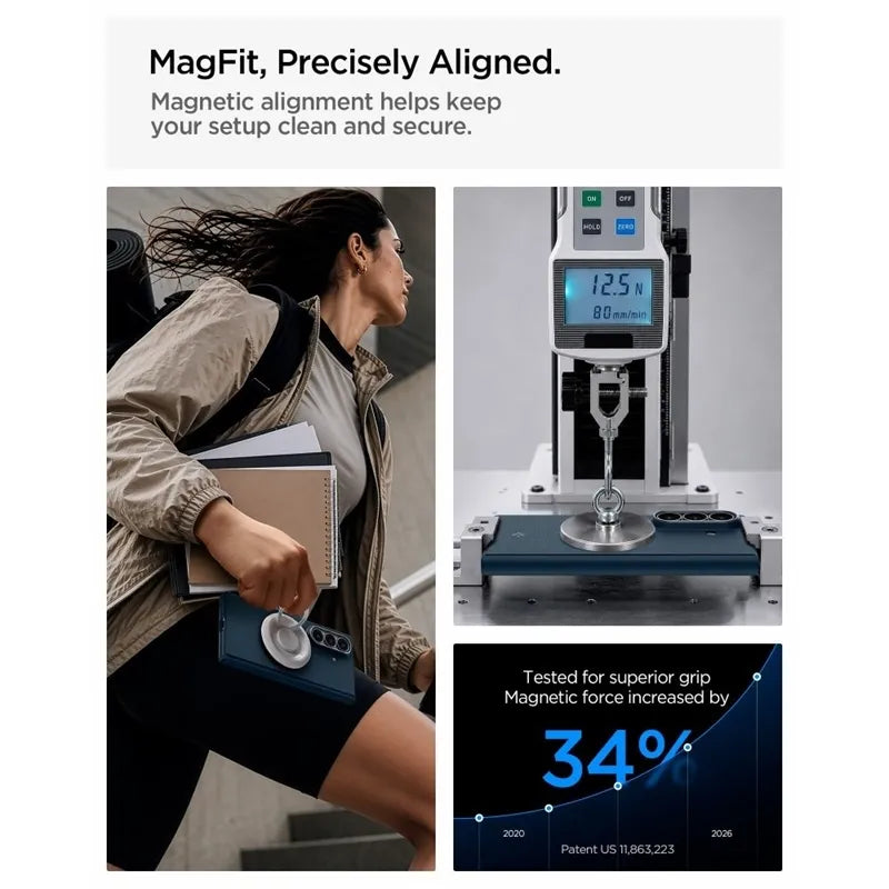Spigen AirSkin Aramid MagSafe – dėklas Samsung Galaxy Z Fold 8 Ultra (tamsiai mėlynas)