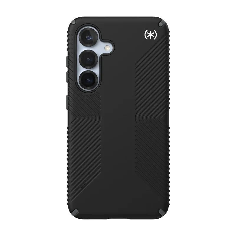 Speck Presidio2 Grip Magnet – Samsung Galaxy S25 / 24 MagSafe dėklas (juodas/pilkas/baltas)