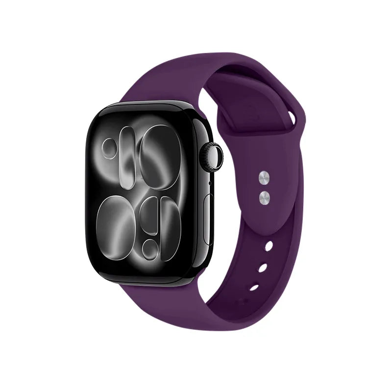 Crong Liquid – Apple Watch dirželis 44/45/46/49 mm (Plum)