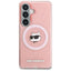 Karl Lagerfeld IML Repeated Choupette MagSafe – dėklas Samsung Galaxy S26+ (rožinis)