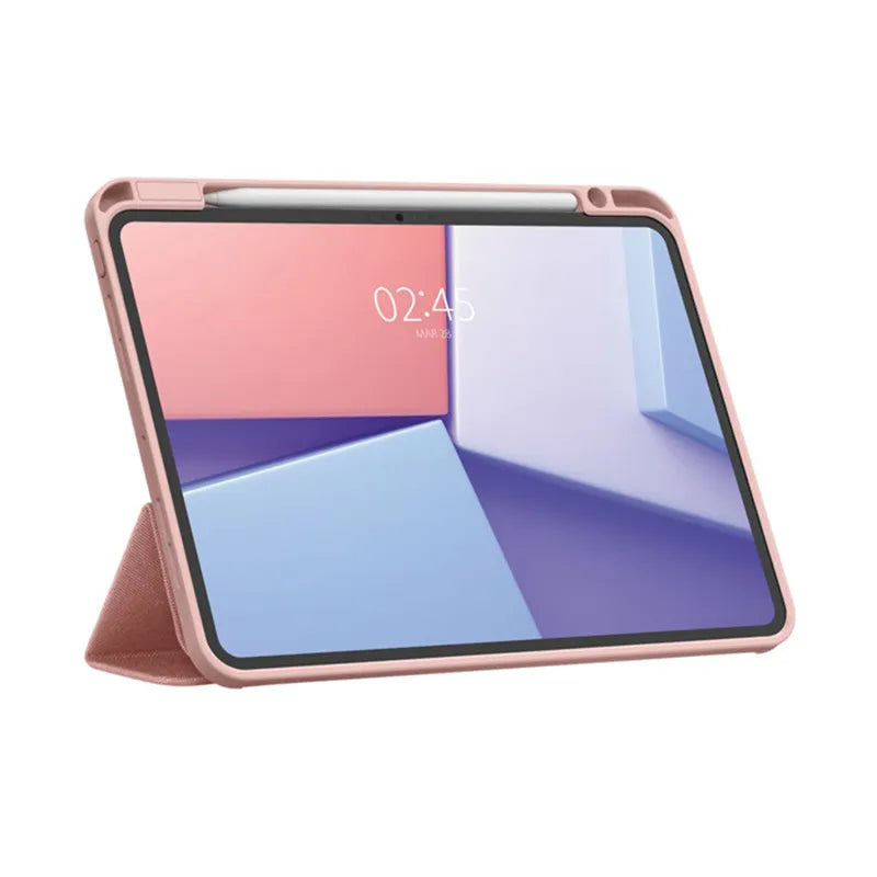 Spigen Urban Fit – dėklas iPad Pro 11" (M5, 2025 / M4, 2024) (rožinio aukso spalvos)