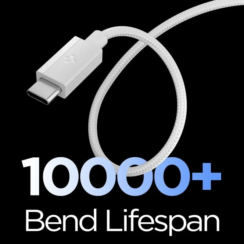 Spigen EB6015CC Essential – USB-C į USB-C laidas 60W 1,5 m (baltas)
