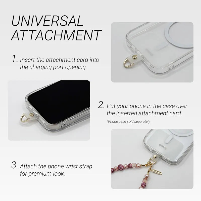 Crong Phone Charm – telefono pakabukas (Rainbow Gems)