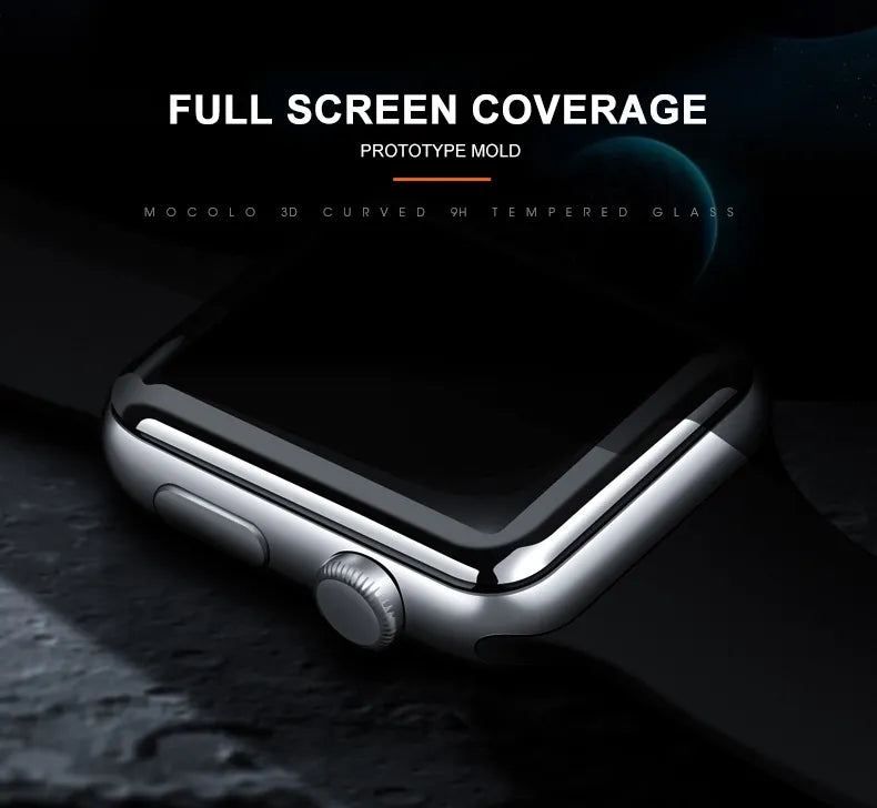 Mocolo 3D Glass Full Glue - Apsauginis stiklas Apple Watch 7/8 41 mm ekranui