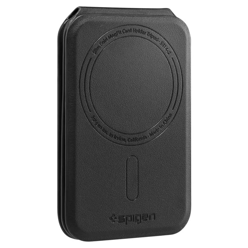 Spigen S314-2 Slim Fold Tripod MagSafe – magnetinė piniginė su stovo funkcija (juoda)