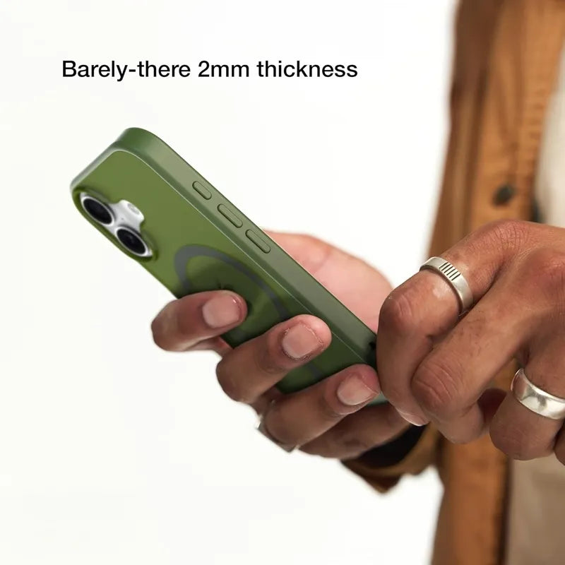 Incase Slim Case MagSafe - Dėklas iPhone 16 Plus (Highland Green)