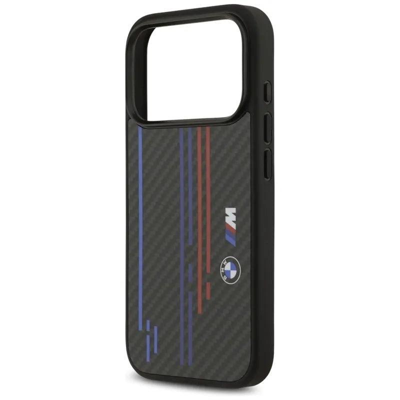 BMW M Kevlar Lines & Logo MagSafe – dėklas iPhone 17 Pro (juodas)