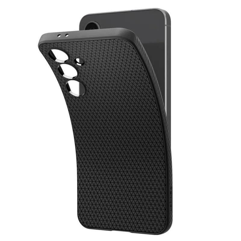Spigen Liquid Air – dėklas Samsung Galaxy S24 FE (matinė juoda)