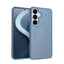 Crong Hybrid Matte Magnetic – MagSafe dėklas, skirtas Samsung Galaxy S26 (mėlynas)