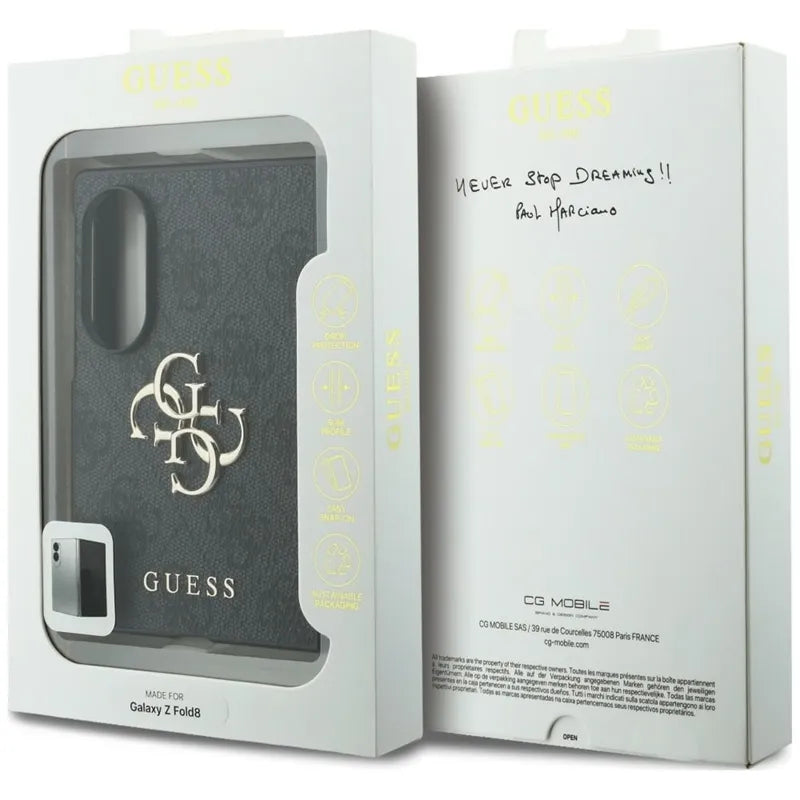Guess Big 4G Logo – Samsung Galaxy Z Fold 8 dėklas (juodas)