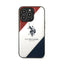 US Polo Assn Tricolor Embossed - dėklas iPhone 14 Pro Max (baltas)