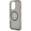 Guess IML Metal Mountain Logo MagSafe – dėklas iPhone 16 Pro Max (juodas)