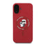 Karl Lagerfeld Silicone Karl & Choupette Ring MagSafe – dėklas iPhone 16 (raudonas)