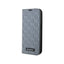 Karl Lagerfeld Booktype Saffiano Monogram – dėklas iPhone 14 Pro (pilkas)