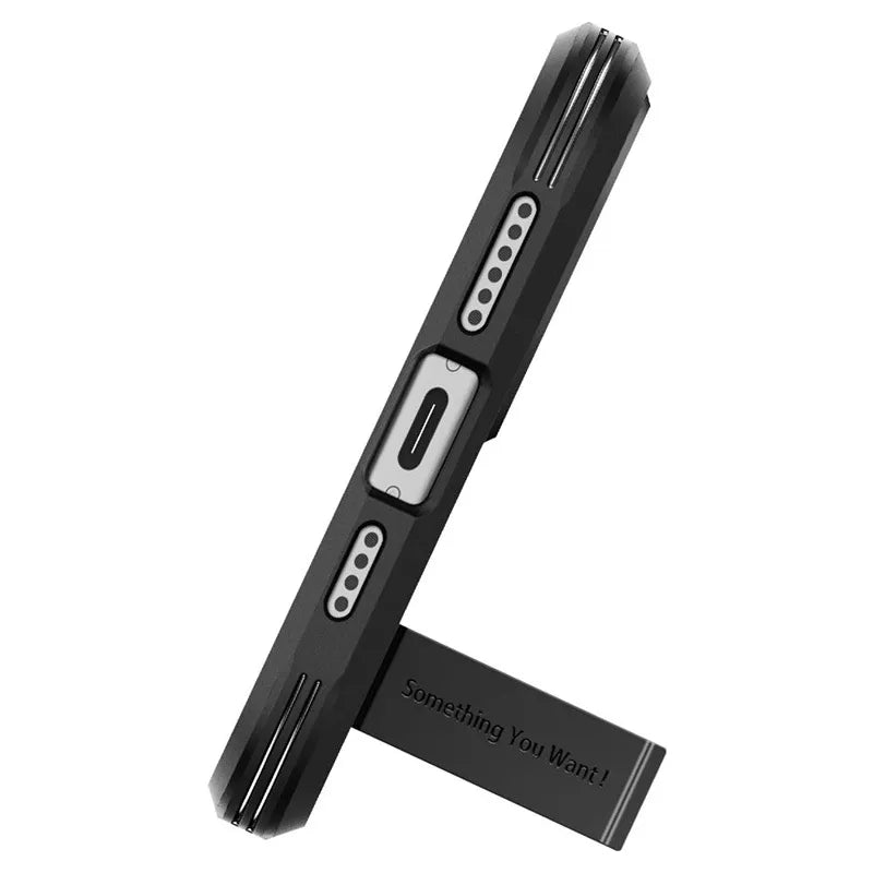 Spigen Tough Armor Mag MagSafe – dėklas iPhone 15 telefonui (juodas)