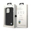 BMW Leather Quilted dėklas, skirtas iPhone 14 Pro (juodas)