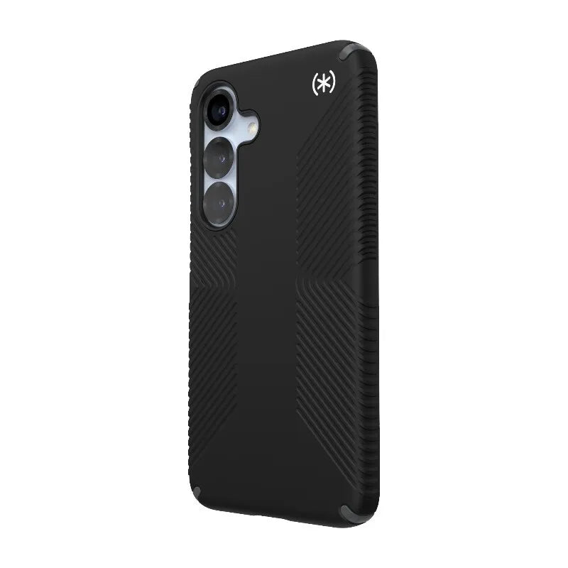 Speck Presidio2 Grip Magnet – Samsung Galaxy S25 / 24 MagSafe dėklas (juodas/pilkas/baltas)