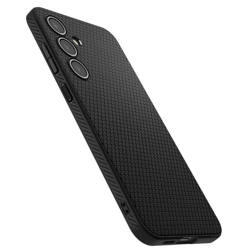 Spigen Liquid Air – dėklas Samsung Galaxy S24 FE (matinė juoda)