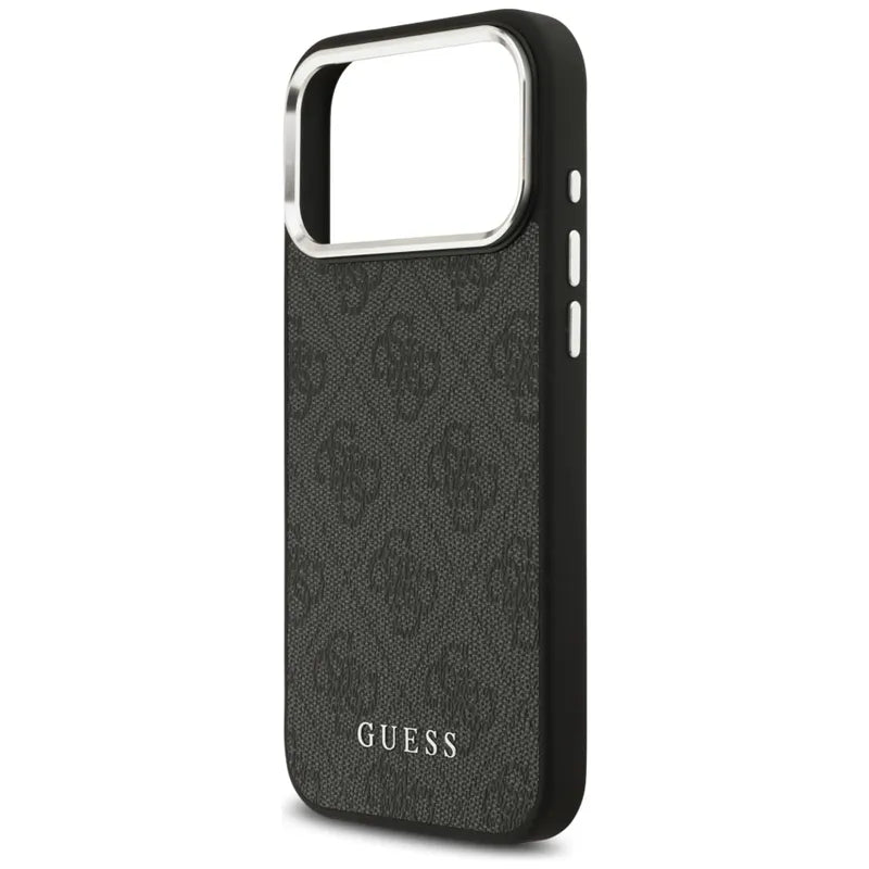 Guess 4G Classic Logo MagSafe – iPhone 17 Pro Max dėklas (juodas)