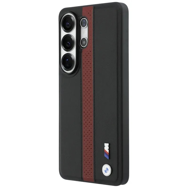 BMW M Perforated Stripe Logo MagSafe – Dėklas Samsung Galaxy S26 Ultra (raudonas)