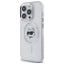 Karl Lagerfeld IML Metal Choupette Head MagSafe – dėklas iPhone 14 Pro (baltas)