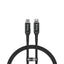 Crong Armor Link - USB-C Lightning greito įkrovimo MFi laidas 150cm (juodas)