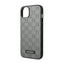 Karl Lagerfeld Saffiano Mono Metal Logo – dėklas iPhone 14 Plus (pilkas)