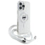 Karl Lagerfeld IML Choupette Head & Cord MagSafe – dėklas, skirtas iPhone 16 Pro (skaidrus)