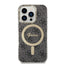„Guess“ rinkinys „Bundle Pack MagSafe 4G“ – dėklo „iPhone 14 Pro“ ir „MagSafe“ įkroviklio komplektas (juodas/auksinis)