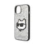 Karl Lagerfeld NFT Glitter Choupette Patch – dėklas iPhone 14 (sidabrinis)
