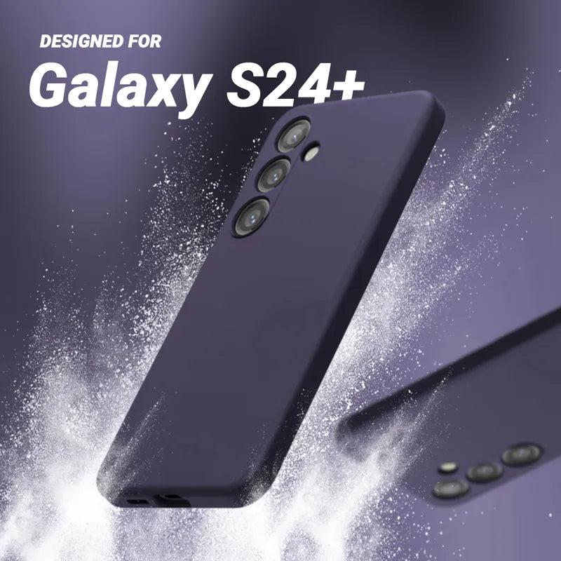 Crong Color Cover - dėklas Samsung Galaxy S24+ (violetinis)