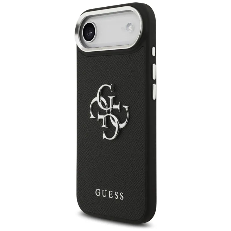 Guess Grained Big 4G Classic Logo - dėklas iPhone Air (juodas)
