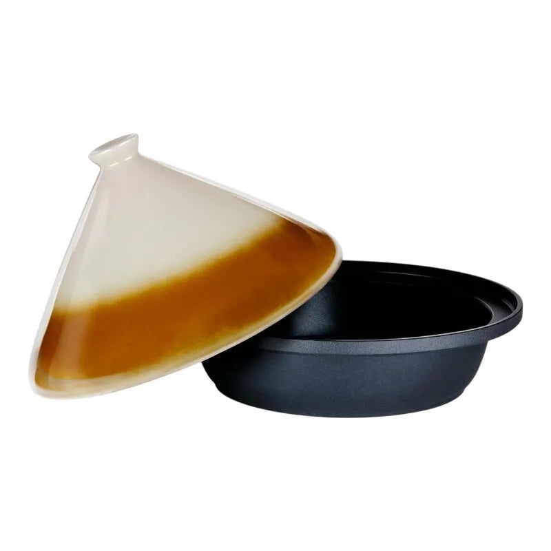Alpina – Tadžinas troškinimo puodas su keraminiu kūginiu dangčiu 30x25 cm 2,5 l