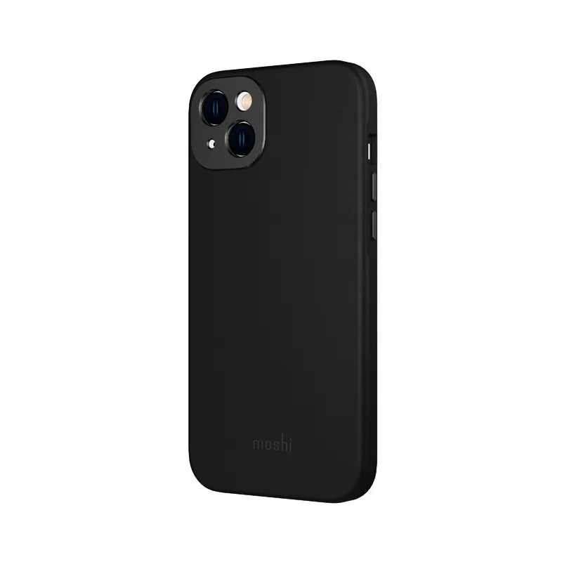 Moshi Napa MagSafe – odinis dėklas iPhone 14 Plus (Midnight Black)