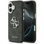 Guess 4G Big 4G Classic Logo – dėklas iPhone 17 (juodas / sidabrinis)