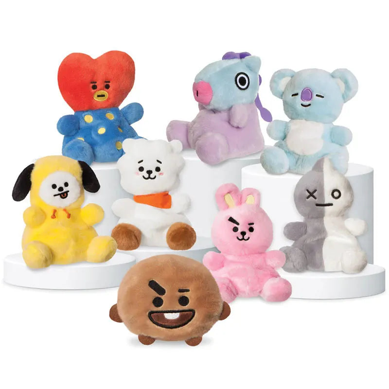 Line Friends BT21 – Pliušinis talismanas 13 cm TATA Palm Pals