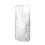 Karl Lagerfeld Liquid Glitter NFT Choupette Head – dėklas iPhone 14 Plus (sidabrinis)