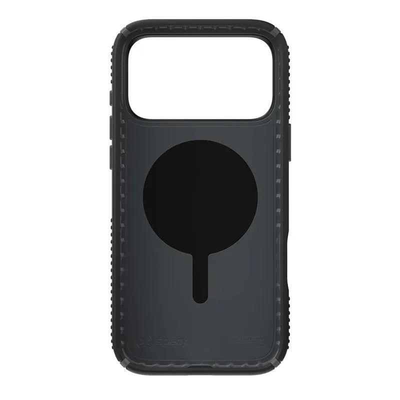 Speck Presidio2 Grip MagSafe – dėklas, skirtas iPhone 18 Pro Max / 17 Pro Max (juodas)