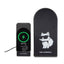 Karl Lagerfeld Choupette MagSafe – sulankstomas 2 viename indukcinis įkroviklis su MagSafe funkcija, skirtas iPhone ir AirPods telefonams bei ausinėms, 15 W (juodas)