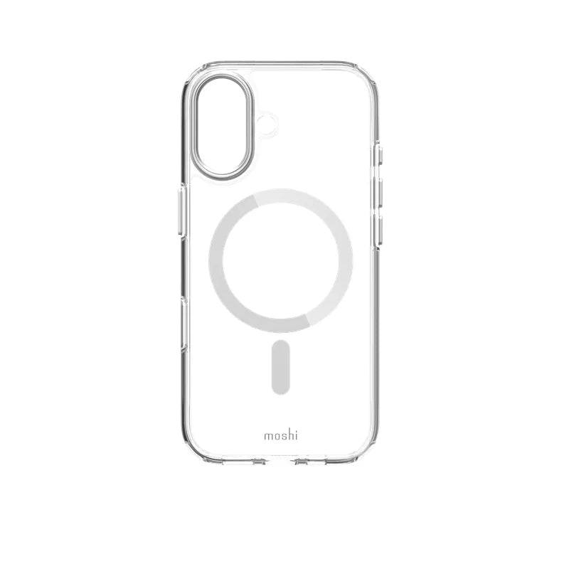 Moshi iGlaze MagSafe – Dėklas iPhone 17 (Luna Silver)