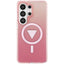 Guess IML Gradient Triangle MagSafe - Samsung Galaxy S26 Ultra dėklas (rožinis)
