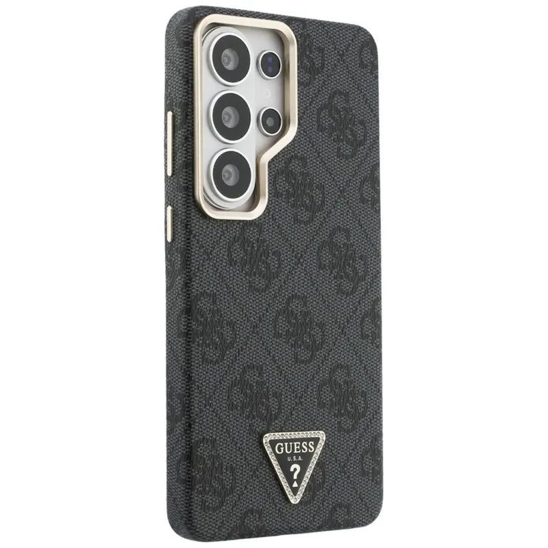Guess 4G Triangle Logo MagSafe - Samsung Galaxy S26 Ultra dėklas (juodas)