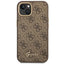 Guess 4G Metal Camera Outline dėklas – dėklas iPhone 14 Plus telefonui (rudas)