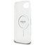 Guess IML Glitter Circle MagSafe – dėklas, skirtas iPhone 16e (skaidrus)