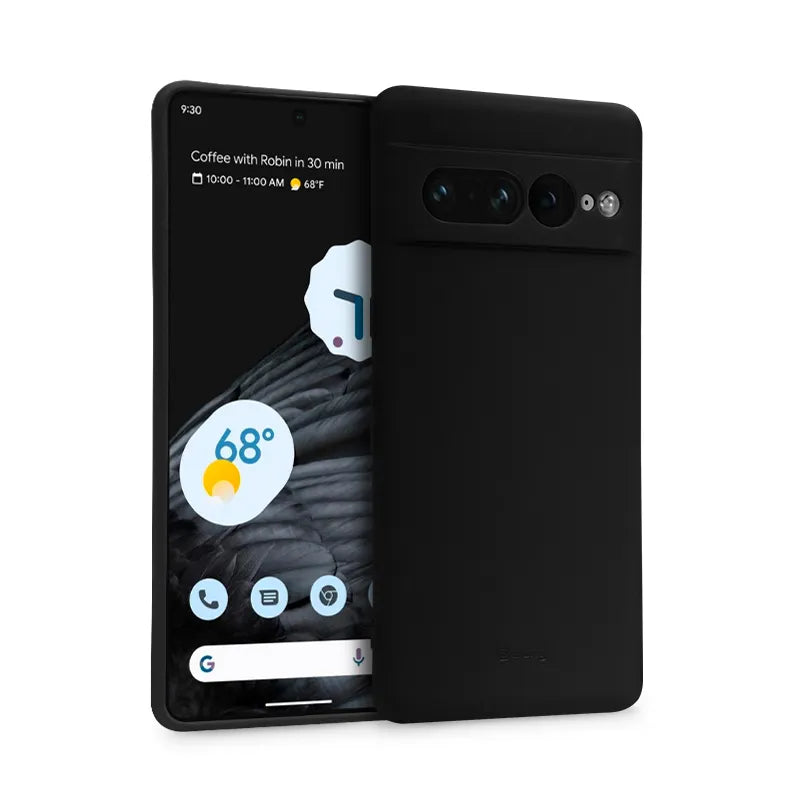 Crong Color Cover - Google Pixel 7 Pro dėklas (juodas)