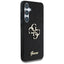 Guess Fixed Glitter Big 4G Metal Logo – dėklas Samsung Galaxy S25+ (juodas)