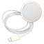 Guess Bundle Pack MagSafe 4G – rinkinys: dėklas iPhone 14 Plus + MagSafe įkroviklis (juoda/auksinė)