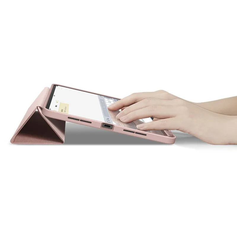 Spigen Urban Fit – dėklas iPad Pro 11" (M5, 2025 / M4, 2024) (rožinio aukso spalvos)