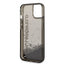Karl Lagerfeld Liquid Glitter Translucent Elongated Logo dėklas – dėklas iPhone 14 Plus (juodas)
