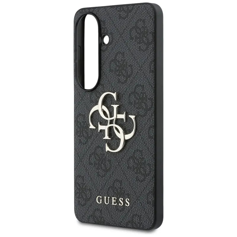 Guess 4G Big Metal Logo – Samsung Galaxy S26 dėklas (juodas)